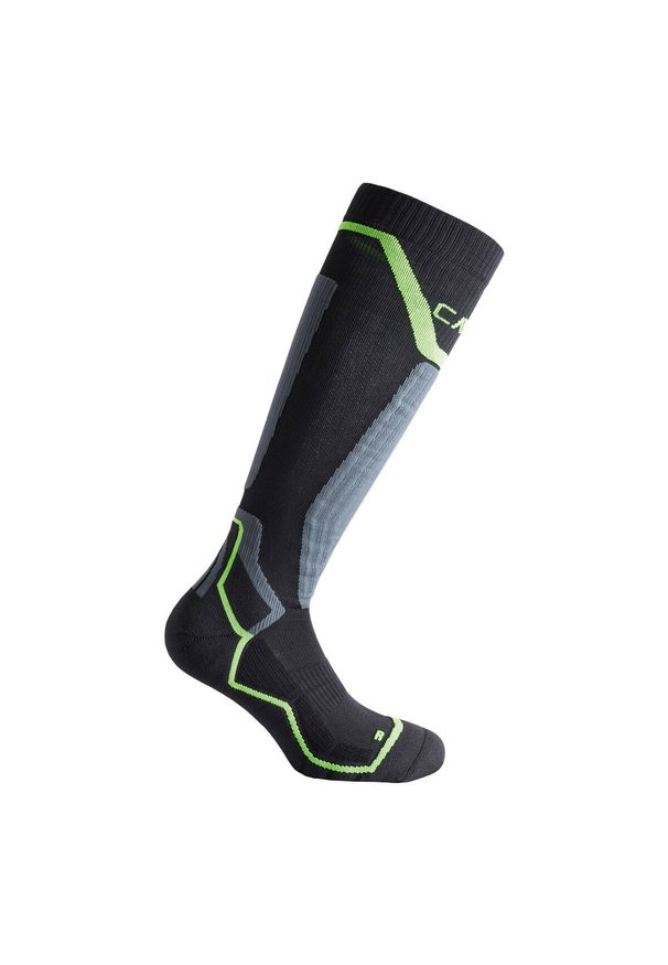 Skarpety narciarskie unisex CMP THERMOCOOL kompresyjne techniczne. Kolor: czarny. Sport: narciarstwo