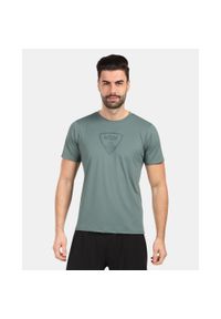 Męska koszulka techniczna Kilpi TODI-M. Kolor: zielony. Sport: bieganie #1