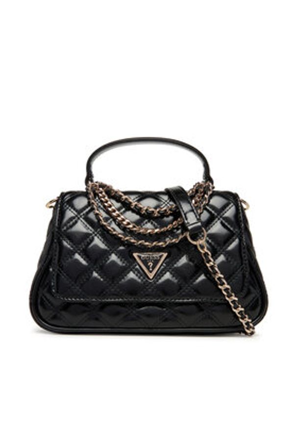 Guess Torebka Giully II HWTG96 73190 Czarny. Kolor: czarny. Materiał: skórzane