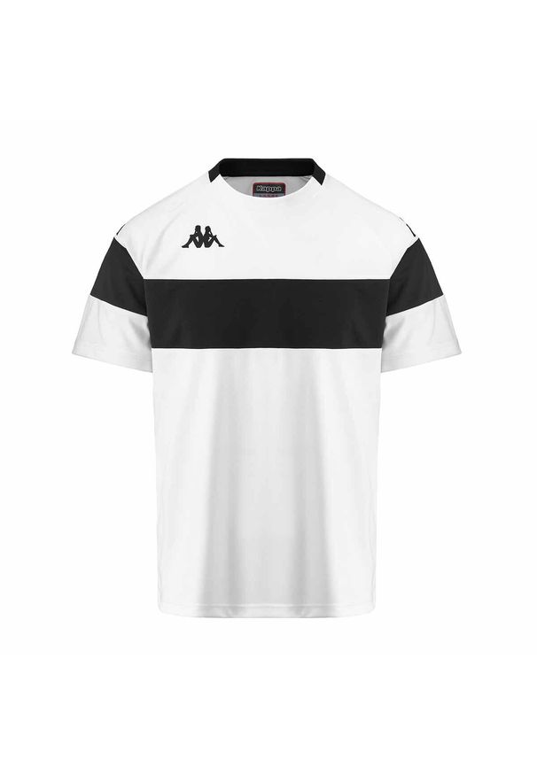 Jersey Kappa Dareto. Kolor: wielokolorowy, biały, czarny. Materiał: jersey. Sport: piłka nożna