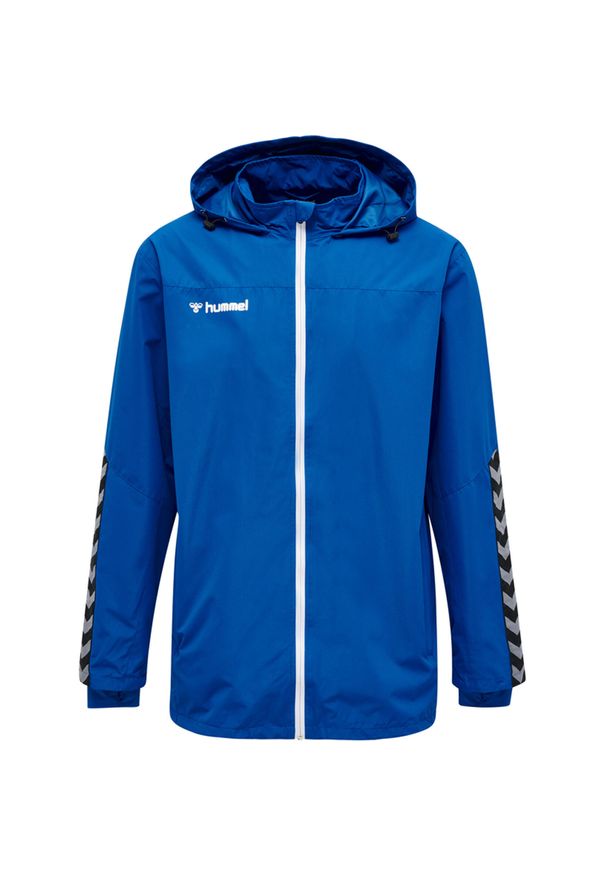 Kurtka do piłki nożnej dla dzieci Hummel Authenctic All-Weather. Kolor: niebieski. Sport: fitness, piłka ręczna