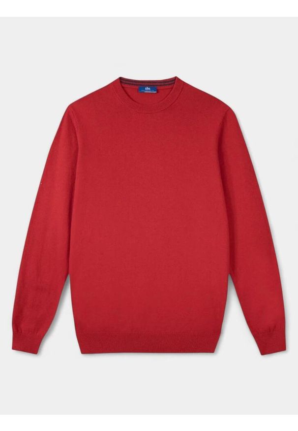 Sweter męski TBS Malykron. Kolor: czerwony