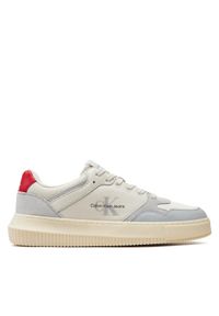 Calvin Klein Jeans Sneakersy Chunky Cupsole Mix Ml Btw YM0YM00907 Écru