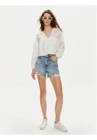 Gina Tricot Bluzka 22685 Biały Loose Fit. Kolor: biały. Materiał: wiskoza #3