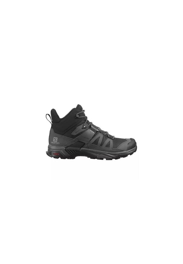 salomon - Buty trekkingowe męskie Salomon X Ultra 4 Mid Gtx. Zapięcie: sznurówki. Kolor: czarny. Materiał: guma, syntetyk, tkanina, materiał. Szerokość cholewki: normalna. Sport: turystyka piesza