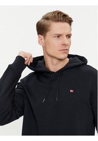Napapijri Bluza Balis NP0A4H8A Czarny Regular Fit. Kolor: czarny. Materiał: bawełna