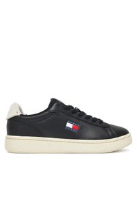 Tommy Jeans Sneakersy Tjw Archive Court EN0EN02815 Czarny. Kolor: czarny. Materiał: skóra