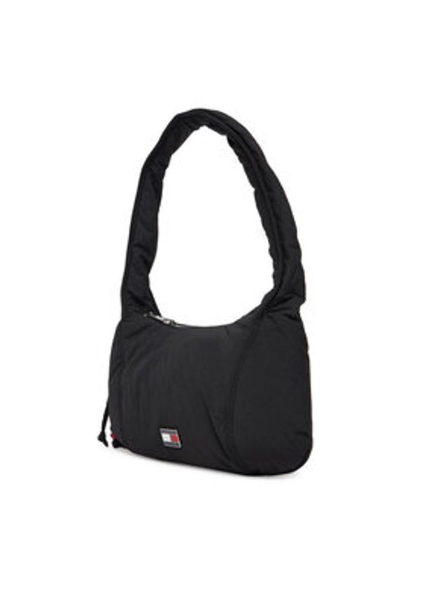 Tommy Jeans Torebka Tjw Casual Shoulder Bag AW0AW18068 Czarny. Kolor: czarny. Styl: casual