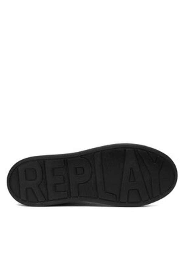 Replay - REPLAY Sneakersy GMZ7O .000.C0002L Czarny. Kolor: czarny. Materiał: zamsz, skóra