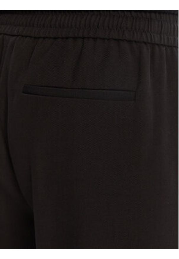 BOSS Spodnie materiałowe Tildina 50543268 Czarny Relaxed Fit. Kolor: czarny. Materiał: bawełna
