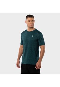 SIROKO - Koszulka z krótkim rękawem sportowa męska Alkaline. Kolor: zielony. Materiał: tkanina. Długość rękawa: krótki rękaw. Długość: krótkie