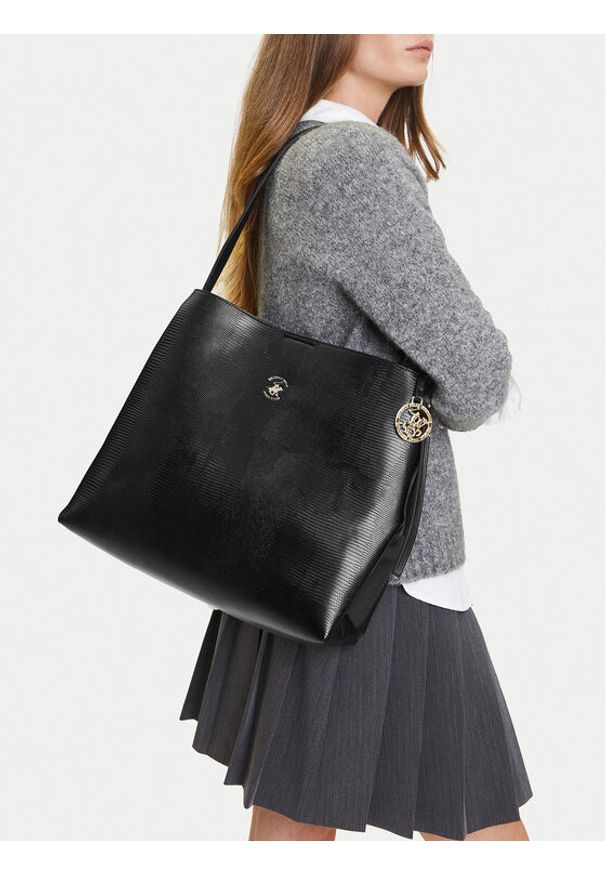 Beverly Hills Polo Club Torebka BHPC-W-05-A23 Czarny. Kolor: czarny