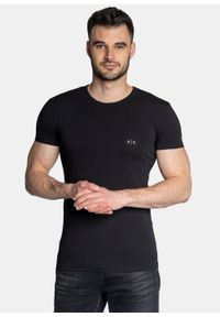 Komplet 2 t-shirtów męskich Armani Exchange 956005 CC282 07320. Kolor: czarny. Sport: turystyka piesza