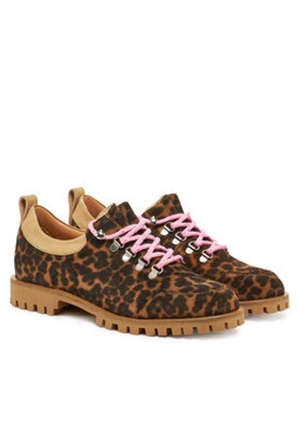 BALAGAN - Balagan Półbuty Dolomiti Brązowy. Kolor: brązowy. Materiał: zamsz, skóra