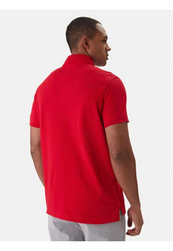 TOMMY HILFIGER - Tommy Hilfiger Polo 1985 MW0MW17770 Czerwony Regular Fit. Typ kołnierza: polo. Kolor: czerwony. Materiał: bawełna