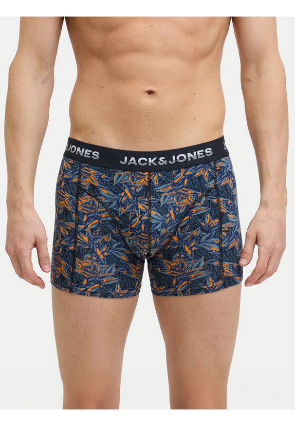Jack & Jones - Jack&Jones Komplet 5 par bokserek Maxwell 12283390 Zielony. Kolor: zielony. Materiał: bawełna
