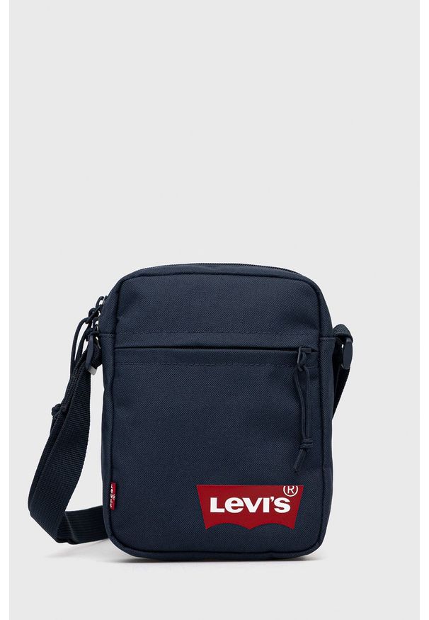 Levi's® - Levi's - Saszetka. Kolor: niebieski. Materiał: włókno, materiał