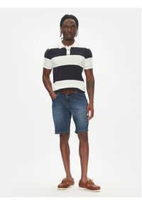 Hechter Paris Szorty jeansowe 26655 151362 Granatowy Regular Fit. Kolor: niebieski. Materiał: bawełna #3