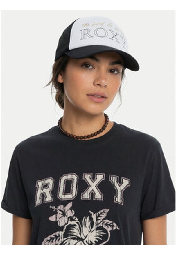Roxy Czapka z daszkiem Your First Trip ERJHA04147 Czarny. Kolor: czarny. Materiał: syntetyk