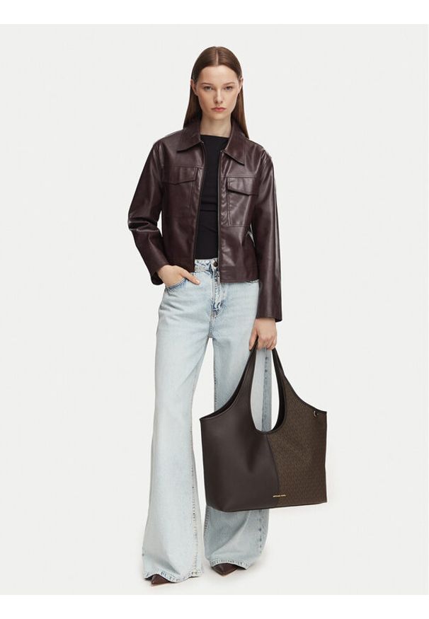 MICHAEL Michael Kors Torebka 30T6G51T9B Brązowy. Kolor: brązowy. Materiał: skórzane