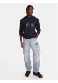 Quiksilver Bluza Comp Logo EQYFT05053 Granatowy Regular Fit. Kolor: niebieski. Materiał: bawełna #5