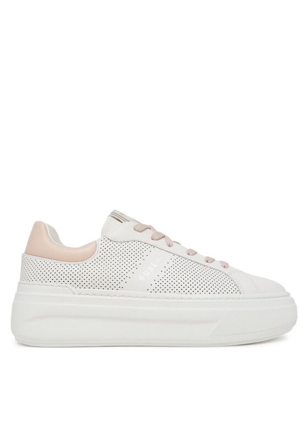 Furla Sneakersy YJ56NUA BX3728 3944S Biały. Kolor: biały. Materiał: skóra