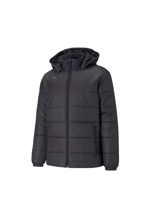 Puma - Męska Kurtka TeamLIGA Padded Waterproof Jacket. Kolor: czarny