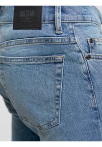 Big-Star - Spodnie jeans męskie dopasowane Tobias 295. Kolor: niebieski. Wzór: aplikacja. Styl: klasyczny #4