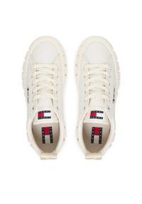Tommy Jeans Sneakersy Tjw Flatform Chunky Sneaker EN0EN03036 Écru. Materiał: materiał #2