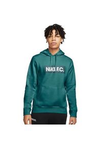 Bluza sportowa męska Nike FC Essentials. Typ kołnierza: kaptur. Kolor: zielony