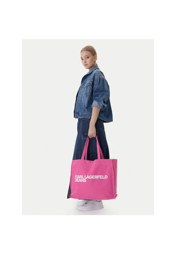 Torebka Karl Lagerfeld Jeans. Kolor: czerwony