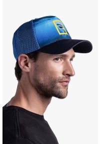 Buff czapka z nadrukiem. Kolor: niebieski. Wzór: nadruk