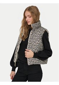 only - ONLY Bezrękawnik Tammy 15357509 Beżowy Regular Fit. Kolor: beżowy. Materiał: syntetyk. Długość rękawa: bez rękawów #6