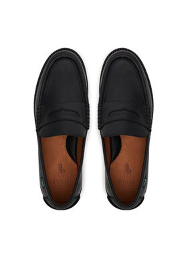 Polo Ralph Lauren Mokasyny Jett Lug-Sole 803961420001 Czarny. Kolor: czarny. Materiał: skóra