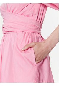 Lauren Ralph Lauren Sukienka codzienna 250903205001 Różowy Regular Fit. Okazja: na co dzień. Kolor: różowy. Materiał: bawełna. Typ sukienki: proste. Styl: casual #3