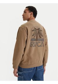 RVCA Bluza Palm Crest EVYSF00141 Beżowy Boxy Fit. Kolor: beżowy. Materiał: bawełna #1
