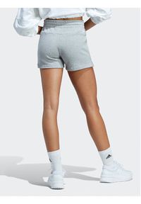 Adidas - adidas Szorty sportowe Essentials Linear French Terry Shorts IC4443 Szary Slim Fit. Kolor: szary. Materiał: bawełna #6