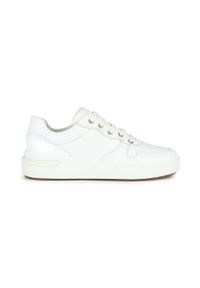 Geox sneakersy skórzane D DALYLA A kolor biały D35QFA 08502 C1000. Nosek buta: okrągły. Zapięcie: sznurówki. Kolor: biały. Materiał: skóra #1