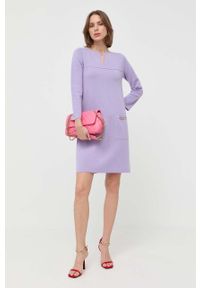 Guess torebka kolor różowy. Kolor: różowy. Materiał: pikowane. Rodzaj torebki: na ramię #4