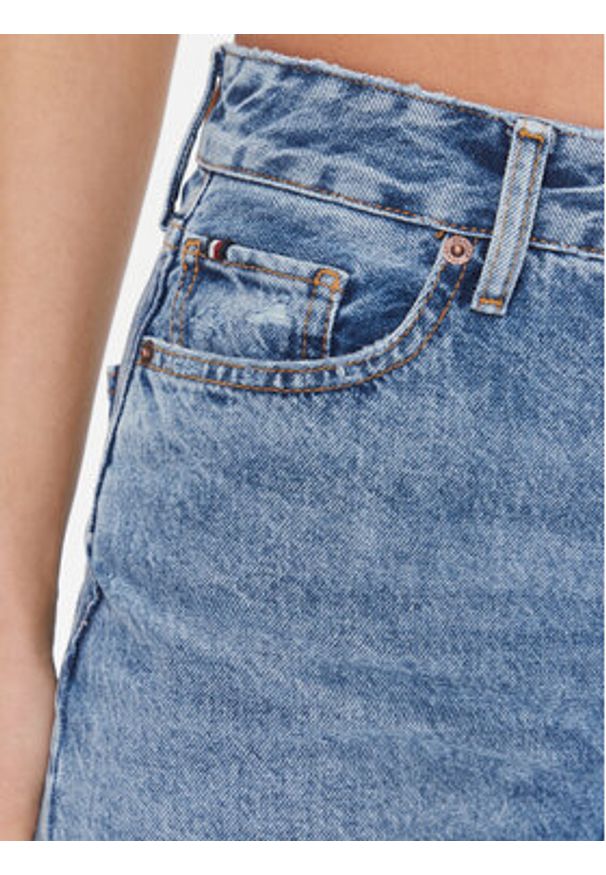 TOMMY HILFIGER - Tommy Hilfiger Jeansy WW0WW39634 Niebieski Wide Leg. Kolor: niebieski