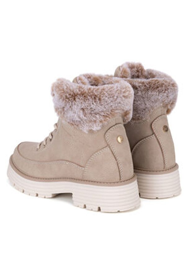 Beverly Hills Polo Club Trzewiki V12-703 Beżowy. Kolor: beżowy. Materiał: materiał