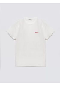 Big-Star - Koszulka męska z niewielkim nadrukiem na piersi biała Karr 100. Kolor: biały. Materiał: dzianina, bawełna, jeans. Długość rękawa: krótki rękaw. Długość: krótkie. Wzór: nadruk. Sezon: zima. Styl: wizytowy, klasyczny #4