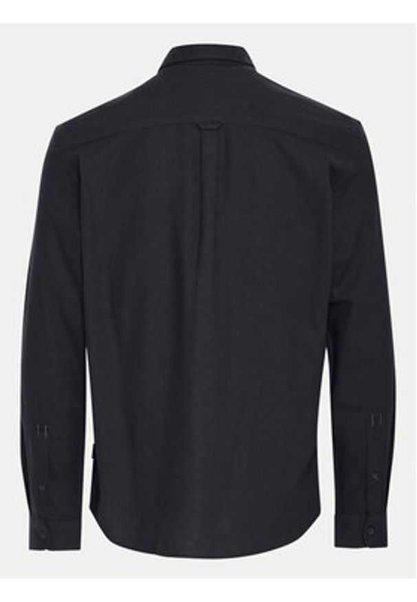 Blend Koszula Shirt 20717140 Czarny Regular Fit. Kolor: czarny. Materiał: bawełna