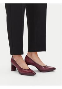 Hispanitas Czółenka HI254245 Bordowy. Kolor: czerwony. Materiał: skóra #3
