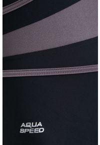 Aqua Speed jednoczęściowy strój kąpielowy Stella kolor czarny lekko usztywniona miseczka. Kolor: czarny. Materiał: materiał, włókno, lycra