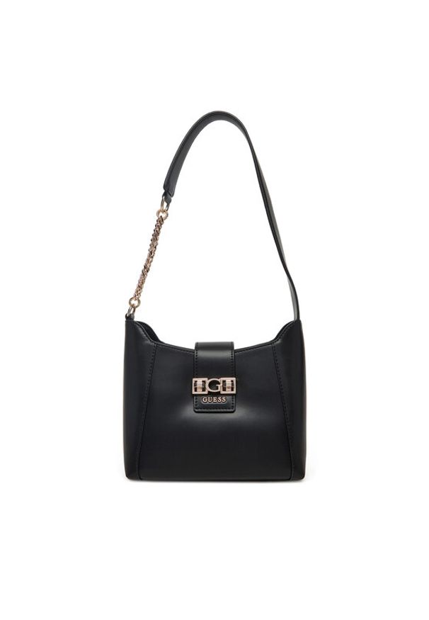 Guess Torebka Jane HWVG98 91010 Czarny. Kolor: czarny. Materiał: skórzane
