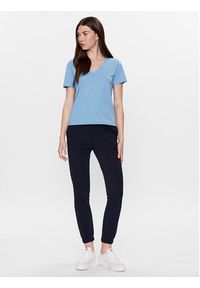 GANT - Gant Spodnie dresowe 4200709 Granatowy Regular Fit. Kolor: niebieski. Materiał: bawełna, dresówka