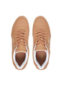 Guess Sneakersy FLTCM9 FAL12 Beżowy. Kolor: beżowy. Materiał: skóra