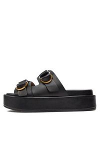 Pinko Klapki Flores 01 SD0057 P001 Czarny. Kolor: czarny. Materiał: skóra #2
