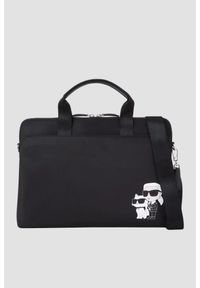 Karl Lagerfeld - KARL LAGERFELD Czarna torebka na laptop. Kolor: czarny #1
